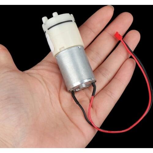 370 Air Vacuum Pump Air Motor Pump With Carbon Brush, DC 6V 3.2L/min Large Flow Oxygen Pump Sphygmomanometer Breast Pump