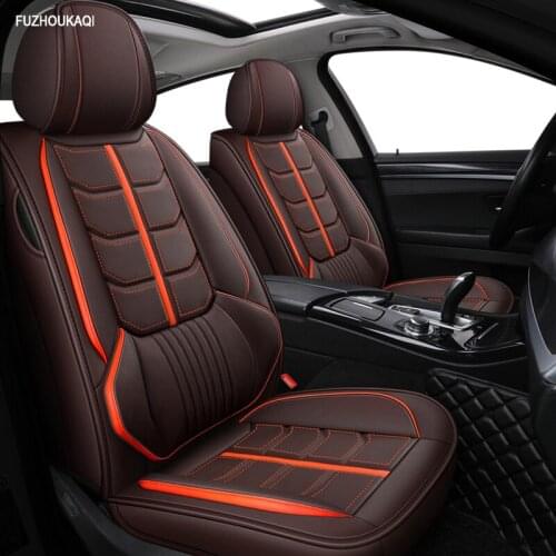 Front+rear leather car seat covers for hyundai solaris 2017 creta getz i30 accent ix35 i40 accessories covers for vehicle
