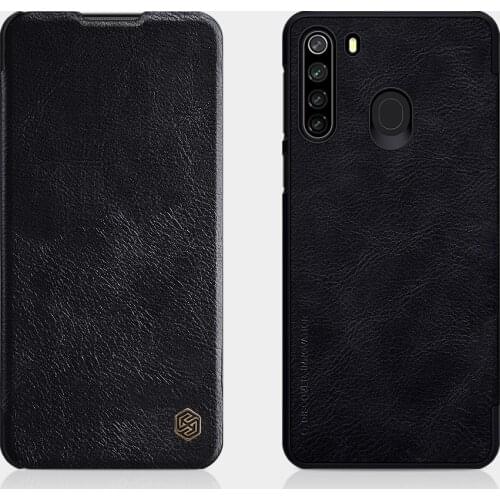 Flip Case for Samsung Galaxy A21 NILLKIN Qin Series PU Leather Flip Cover for Samsung A21 Case