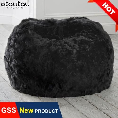 Children Sofa Kids Fluffy Cute Mini Beanbag Chair with Filling Stuffing Bean Bag Pouf Bed Baby Couch Ottoman Stool Kid Furniture