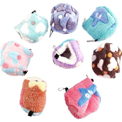 Pet Bird Parrot Hamster Soft Comfortable Nest Plush Hanging Hammock Nest House Bed Warm Nest Pet Products