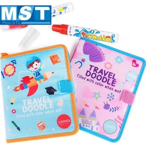 Early Education Magic Water Drawing Board Coloring Book Painting Drawing Toys For Kids Gift