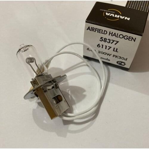 AIRFIELD HALOGEN BULB 58377 6117 LL 6.6A200W PK30D
