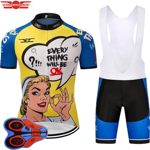 OK Pro Cycling Jersey Set Summer Cycling Wear blue Mountain Bike Clothes Bicycle Clothing MTB Bike Cycling Clothing Cycling Suit