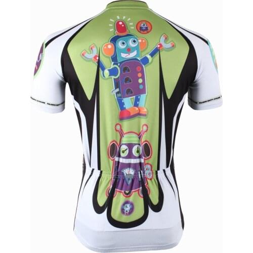 Cool Robot design Cycling Cloth for mens long sleeve bike jersey with high quality S-XXXL size
