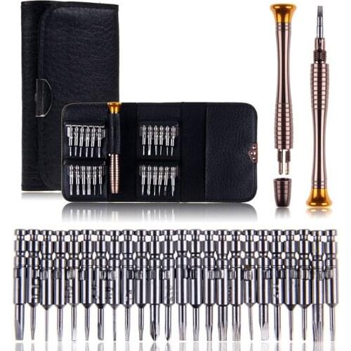 25 in1 Precision Screwdriver torx precision hand screwdrivers tool set for mobile phones bits for screwdriver MultiTools watch