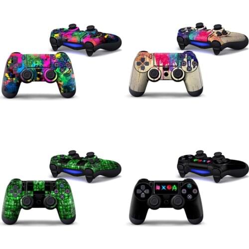 2pcs/pcs For PS4 Controller Skin Sticker For PS4 Joystick Skin sticker for 2pcs ps4 controller pvc sticker