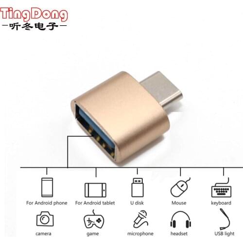 Type-C OTG 2.0 Hug Converter Type-C OTG Adapter for Android Phone For Samsung Cable Card Reader Flash Drive OTG Cable Reader