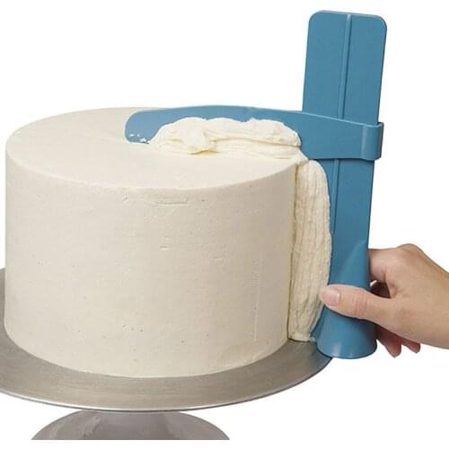 Adjustable Cake Scraper Fondant Spatulas Cake Edge Smoother Cream Decorating DIY Bakeware Tableware Kitchen Cake Tool