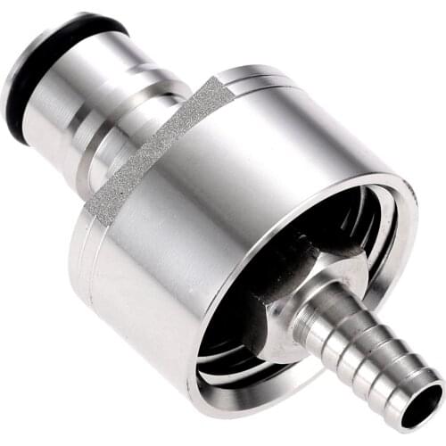 1Pcs Homebrew Stainless Steel Carbonation Cap Ball Lock Type w 5/16" Barb fit for Soft PET Bottle of Cola Soda Beer 60*32mm