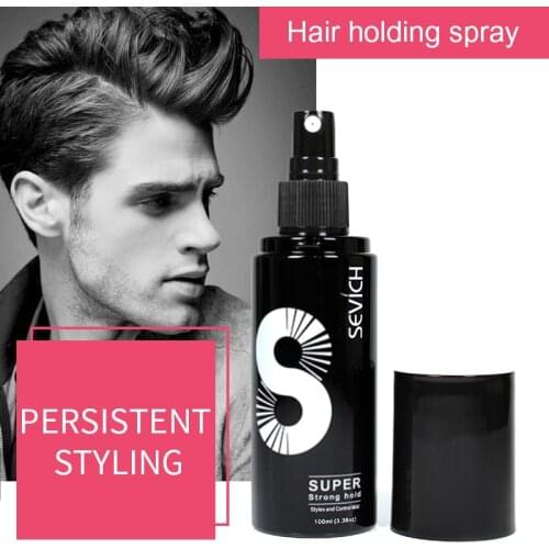 Sevich Hair Hold Spray Water Applicator for Styling Working Hair Building Fibers Hairdresser Water Hair Fixing Spray 100ML