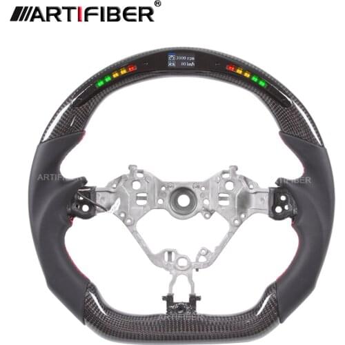 LED Carbon Fiber Steering Wheel for TOYOTA 86 ,Subaru BRZ