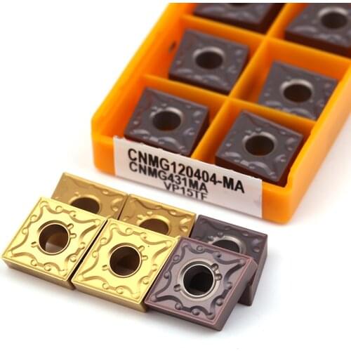Lathe tool CNMG120404 CNMG120408 VP15TF / UE6020 / US735 external turning tool Carbide insert cnmg120404/08 milling insert MA