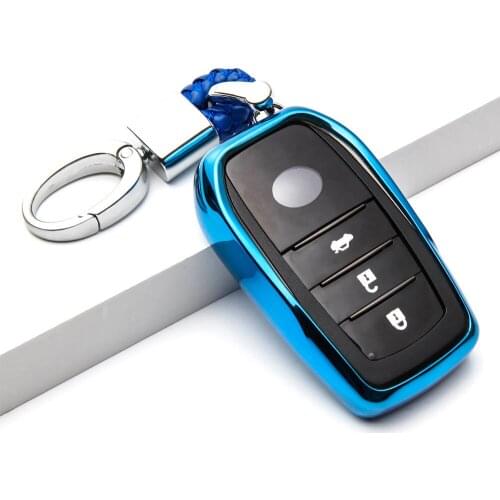 TPU Car Key Cover Protection Case For Toyota Avensis Corolla Prius Camry Vitz RAV4 C-HR Yaris Auto Key Shell Bag Car Styling