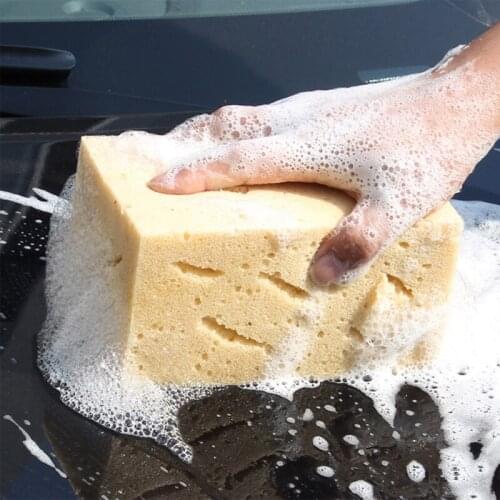 1PC Car Coral Sponge Macroporous Auto Washing Cleaning Sponge Block Honeycomb Car Glass Cleaning Cloth Car Window Cleaner Tools