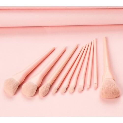 10pcs Luxury Makeup Brushes Sets For Foundation Powder Blush Eyeshadow Concealer Lip Eye Makeup Brush Cosmetics Beauty Tool