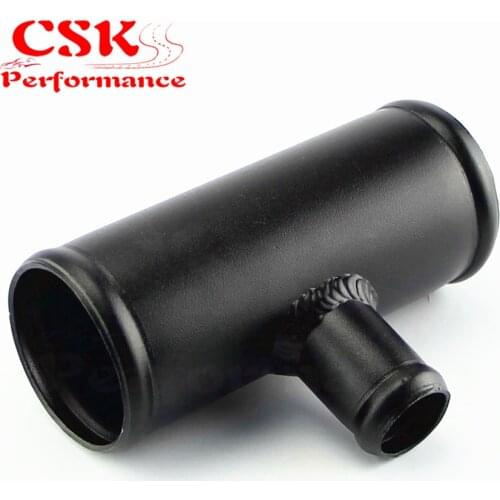 2" / 2.25" / 2.5" OD Aluminium T Shape Tube Pipe Joiner for 25mm OD BOV Adapter Black