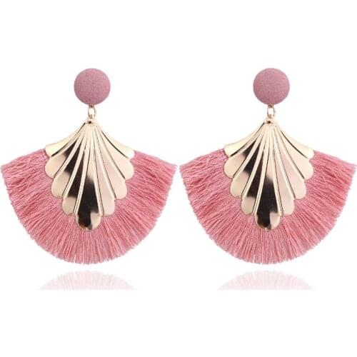 2019 Long Tassel Earrings for Women Big Fashion Statement Dangle Earring Bohemian Fringe Vintage Earring
