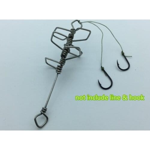 4pcs/lot new explosion hook mace jig hooks fishing hook set carp fishing wholesale For Carp fishing tackle
