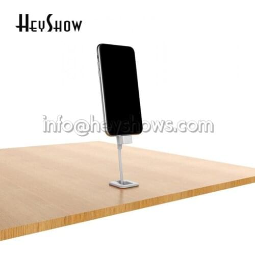 8 Ports Smart Phone Security Display Alarm System Flexible Cell Phone Secure Recoiler Stand Simple For Shop With Security Cable