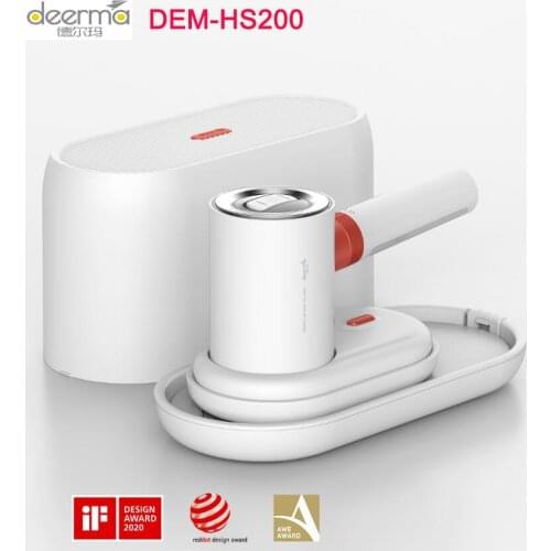 Deerma HS200 2 In 1 Garment Steamers/ Flat Iron 1000W Portable Steam Ironing Machine 110ml Water Tank 1000W For Travel Home