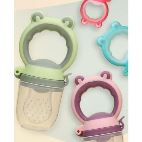 Baby Pacifier Fresh Food Nibbler Kids Fruit Feeder Nipples Feeding Baby Teat Pacifier Bottles