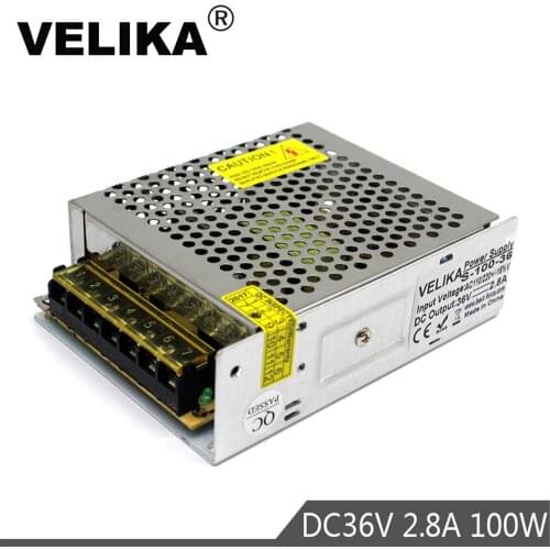 Single Output DC36V Power supply Source 2.8A 100W Driver 110V 220V AC-DC 36V SMPS For Led Strip Light lamp CCTV CNC Stepper