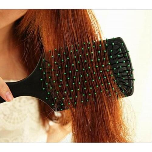 Fast shipping 24CM air cushion head massager comb detangle hairbrush as hair styling tool for hairdressing in salon