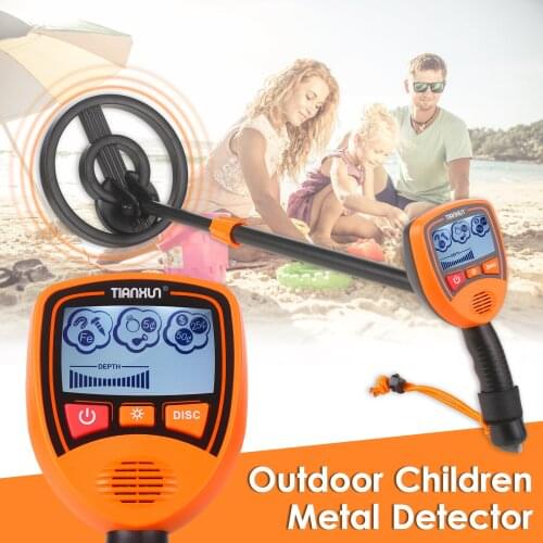 MD1012 Metal Detector Pinpointer Adjustable 6.8-inch Waterproof Search Coil Metal Finder Treasure Hunter Gold Seeker for Kids