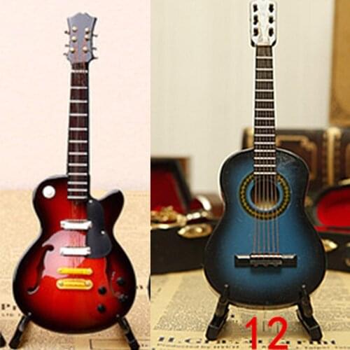 1/6 16-18 cm Guitar Model Musical instrument model Scene Accessories For BJD Action Figure Dolls No Electricity