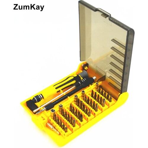 Screwdriver 45 In One Screwdriver Multi-function Screwdriver Mobile Phone Maintenance Screw Driver Repair Suit