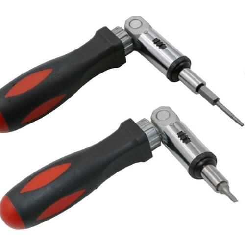 1/4 Inch Hex Left/ Right 180 Degree Rotating Ratchet Screwdriver Drive Tackle Portable Explosionproof Tool