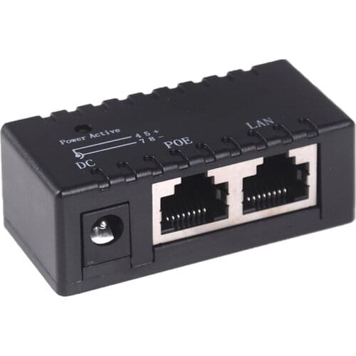 12V - 48V POE Injector Power Splitter for IP Camera POE Adapter Module Accessories VoIP Phone Netwrok AP device
