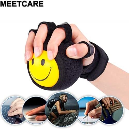 Electric Hand Massage Ball vibration Hot Compress Stroke Hemiplegia Finger Rehabilitation hand Finger Recovery Equipment Therapy