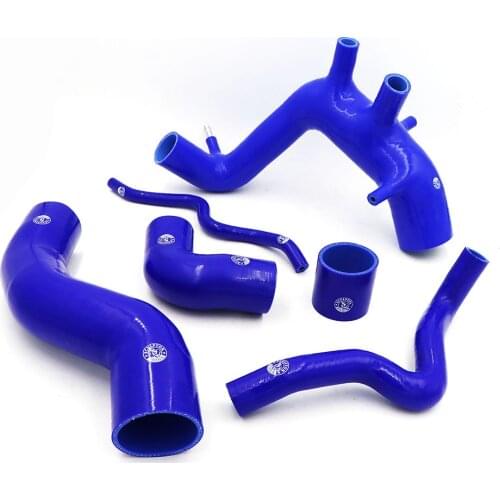 Silicone Turbo Intake Hose / Pipe / Tube Kit Red FOR V W Golf IV / BORA 1.8T (6pcs) RED/BLUE/BLACK