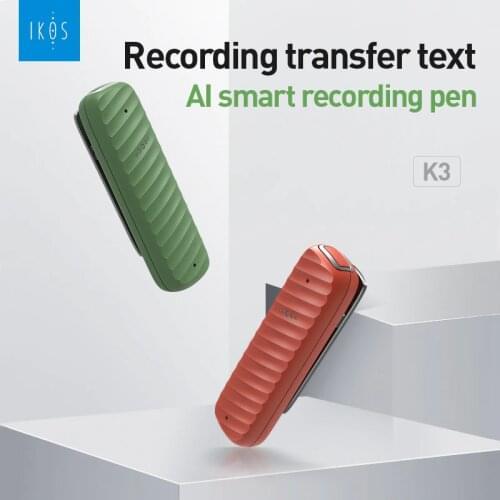 IKOS Smart Voice-Recorder Turn into text while recording for iPhone 16G for Interviews Meetings Lectures