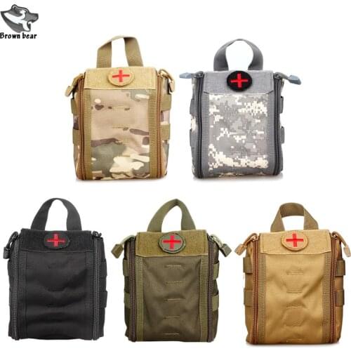 Tactical Molle Pouch 800D Nylon Utility First Aid EDC Patch Bag