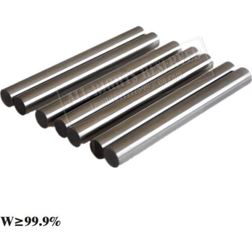 Tungsten rod W99% high purity tungsten rod Polished tungsten rod Tungsten electrode Tungsten nickel rod Tungsten copper rod