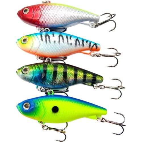 Big 6cm 13g Fishing Vib Lure Artificial New Plastic Mini Vibration Hard Vibrator Bass Fish Vibe Small Fish Bait Manufacture