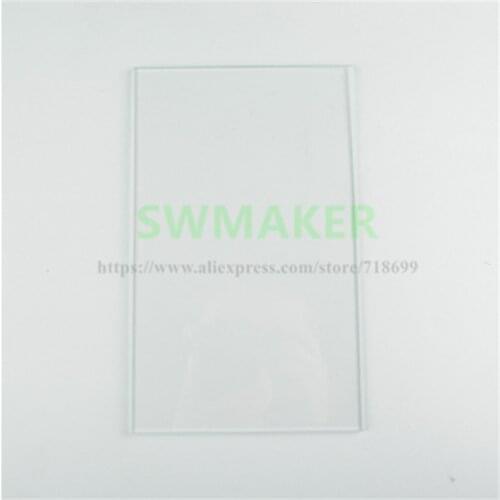 1pcs Wanhao 3D Printer parts Duplicator 8 D8 glass plate for for 8.9 Inch LCD display