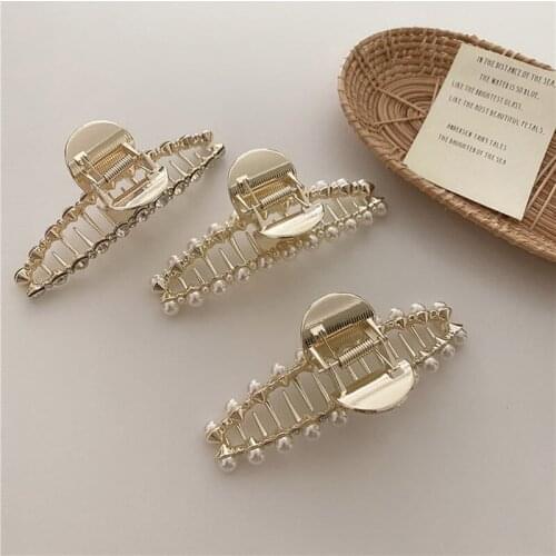 10pcs NEW Stylish Gold Alloy Hair Claw for Lady Girls Minimalist Hair Accessory Wedding Bridal Hair Clip Hair Crab Gift For Her