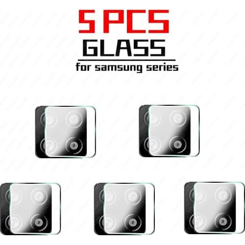 5PCS Camera Lens for Samsung Galaxy A32 A72 a52 5G A51 A71 S20 S21 Ultra Plus M31s A41 M51 A21S Tempered Glass Screen ProtectorS