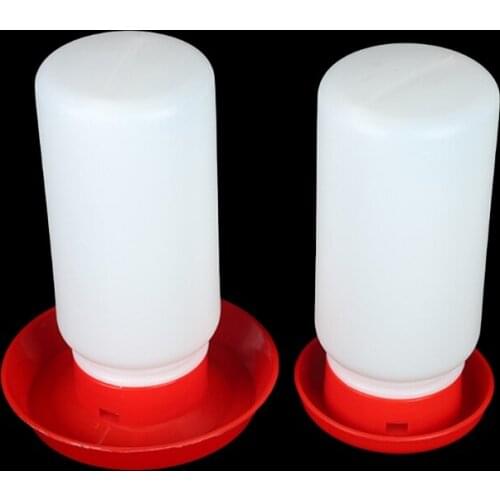 Chick Waterer and Feeder Automatic Small Poultry Water Drinkers Food Dispensers Harmless Food Grade Plastic Material
