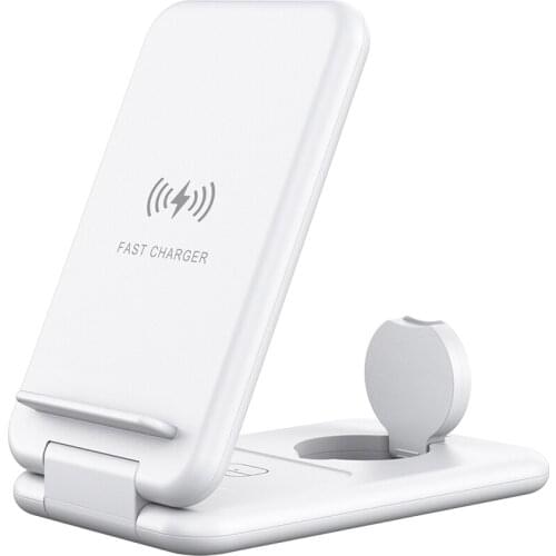 Wireless Charger 3 in 1 Fast Charging Station for Apple Watch Series 6 5 4 3 2 iPhone 12seres XS XR 8 Plus AirPods 2 1 Pro