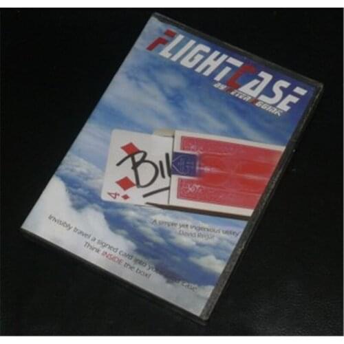 Flight Case (Gimmick + DVD) Magic Tricks Card Close Up Street Stage Mental Magic Props Gimmick Prop Accessories