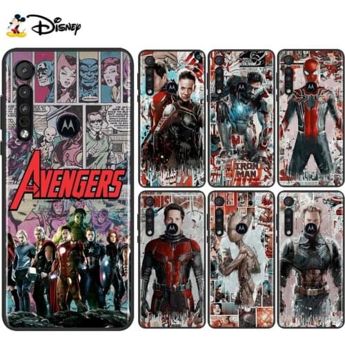 The Avengers superheroes For Motorola Edge G Stylus ONE Fusion Marco Hyper G9 G8 E7 E6 Plus PLAY Power Lite Phone Case