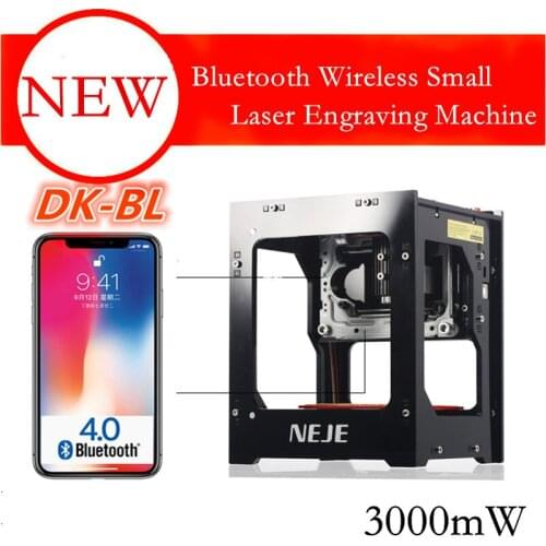 DK-BL 3000mW Bluetooth Wireless Small Laser Engraving Machine Diy Desktop Leather Marking Machine