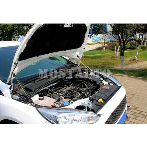 For Ford Foucs 2012-2017 Black Engine Hood Shock Strut Damper Lifter New 2pcs Car Accessories Interior Car Decor Car Trim