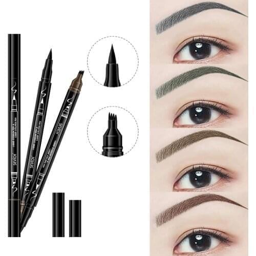 SEVICH Eyebrow Pencil Eye Brow Tint Cosmetics Natural Long Lasting Paint Tattoo Eyebrow Waterproof Eyebrow Pen Makeup Women