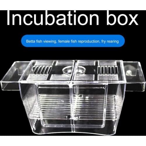 Reusable Useful Baby Fish Shrimp Clownfish Guppy Breeding Box Self-floating Fish Isolation Box Large-sized for Guppy